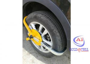 China Heavy Duty Steel Anti Theft Wheel Lock Fit 7 Inch Tyre wholesale