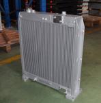 Custom Aluminum Tube Fin Water cooled heat exchanger Radiator For High Pressure