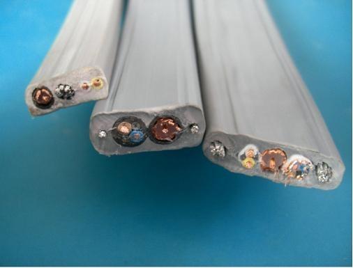 Quality Flat Traveling TV Cable for Elevator with CE certificate TVVBPG Type with Special PVC Jacket for sale