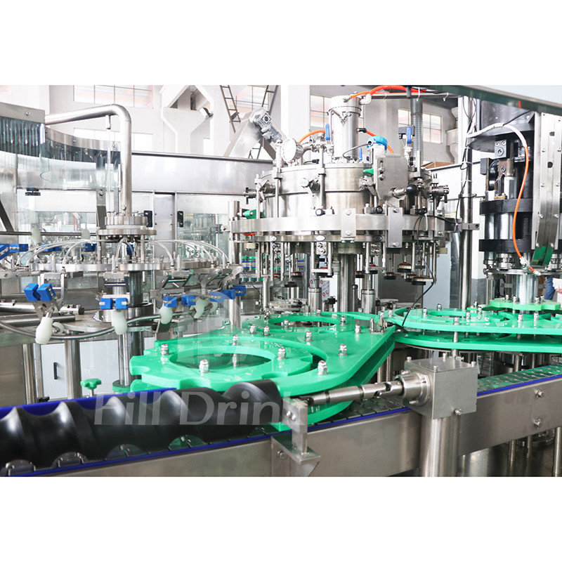 1000B/H Bottled Beer Filling Machine Balance Pressure Filling Electric Driven