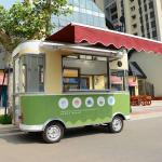 Speed Snack Food Production 2022 CE Approved Semi-Trailer 4 Wheels Food Trucks
