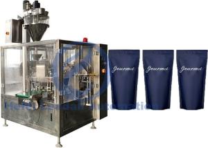 China 2KW Premade Pouch Filling Sealing Machine For Silicon Metal Powder Or Brown Fused Alumina wholesale