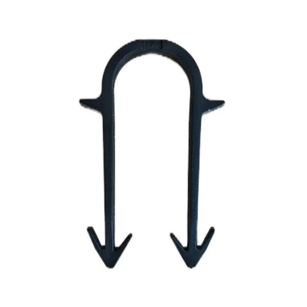 Durable White Underfloor Heating Pipe Clips For Securely Mounting Pipes On Various Surfaces