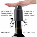 Vacuum Wine Champagne Bottle Stoppers Wine Cork Preserver With Time Scale Record