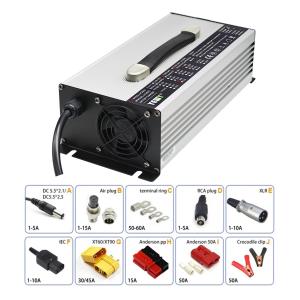 China Factory 12v 90a 24v 60a 36v 40v 48v 30a Battery Charger For Gel Lithium Lifepo4 Lead Acid Batteries Charger wholesale