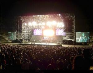China Catwalk Portable Stage Platforms / Aluminum Folding Stage With 18mm Plywood wholesale