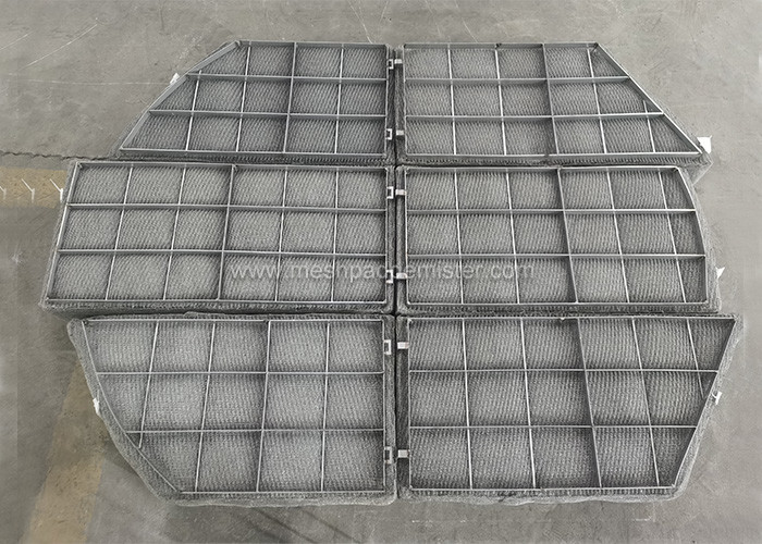 Knitted Wire Mist Eliminator Mesh Pad Demister 5000um