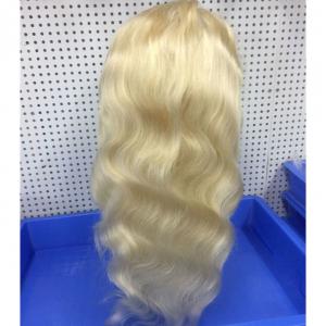 China Platinum Full Lace Remy Human Hair Wigs Body Wave Cuticle Aligned 30 Inch11 wholesale