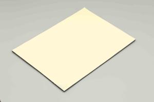 China Milky PE Aluminum Composite Panel 2mm - 6mm Thick Decoration Acp Wall Cladding wholesale
