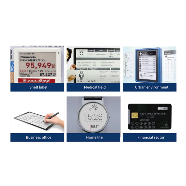 4.37 Inch 176x480 Bar Type E Ink Display Epaper Screen Module for Electronic Shelf Label