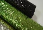 Twill Backing Fine Glitter Fabric , Colorful Glitter Fabric Roll For Walls