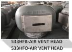 AIR VENT HEAD NO.533HFB-65A FOR FRESH WATER TANK BILGE WATER TANK AIR PIPE HEAD