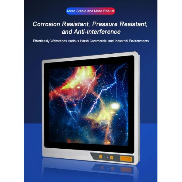 24 inch Durable Aluminum Alloy Android Industrial Touch Display 10 Point Capacitor All-In-One Panel Pc
