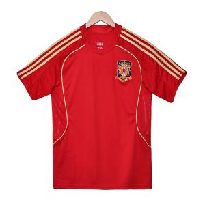 China Classic return to Spain 2008 European Cup champion home jersey fan version customization wholesale