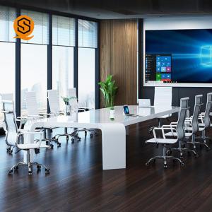 China Artificial Stone Solid Surface Conference Table With Seamless Joint wholesale