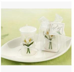 China New creative promotion gift product wedding gift lily party festival candle wholesale