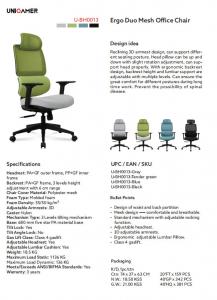 China Computer Task High Back Chair Executive Swivel Chair Office Chair Ergonomic Home Office Desk Mesh Chair wholesale