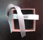 Square Pink Small Gift Packaging Boxes Matte Laminate Finish For Jewelry