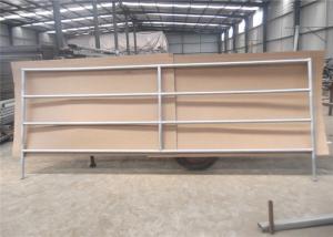 China 2400mm length braced galvanized farm gate fence with hinge and latch farm gate wholesale