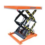 1000kgs Hydraulic Scissor Lift Table Orange Heavy Duty Scissor Lift