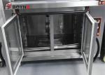 Bakery Professional Double Deck Four Trays Electric Oven With Proffer Commercial
