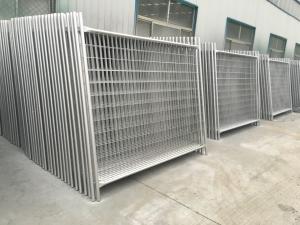 China Zinc Coated Temporary Driveway Fence / 84 Microns Galvanized Metal Fence wholesale