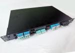 96 Port 8 Pcs Fiber Optic Enclosure Box , 12F Cassette Max Rack Mount Fiber