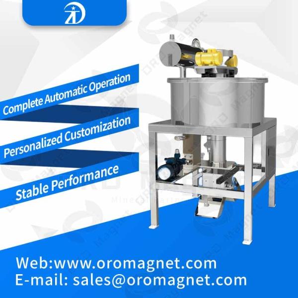 Automatic Cleaning Dried Powder Electromagnetic Separator Apply For Quartz