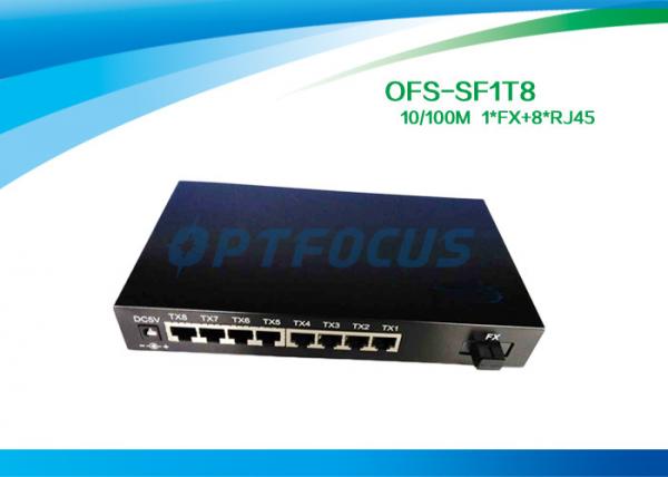 Quality Full Duplex Optical Fiber Switch 8 Port 1536 Bytes Frame UTP Cable for sale