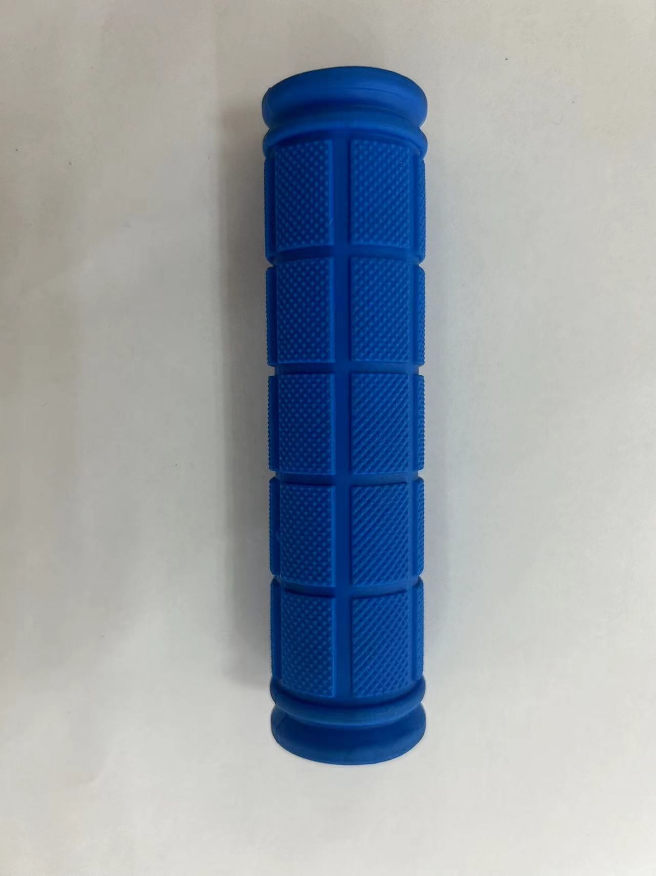Blue Ergonomic Mountain Bike Handlebar Grips Antislip Long Lasting Use