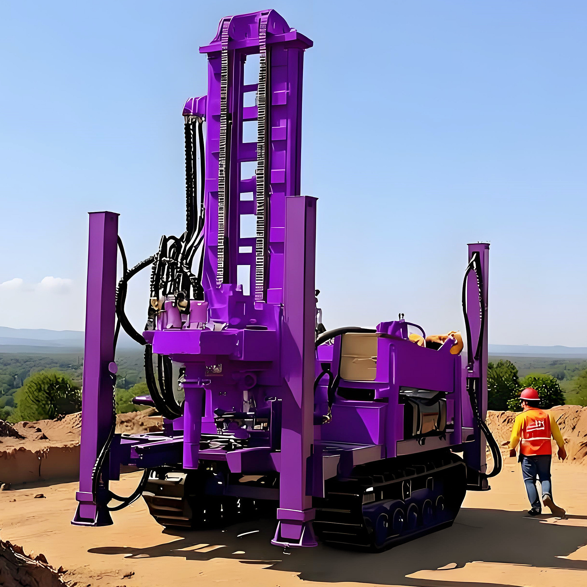 Dual Tube Drilling Systems Sonic Drill Rig Engineering Surveys Portable Core Drilling Rig Machine