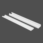 Wire Protection Durable Plastic Trunking PVC Red Outdoor Cable Trunking