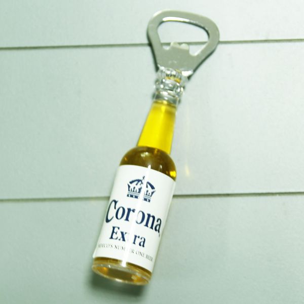 Multifunction Bottle Shape Beer Opener Custom Logo Wall Mount Beer Fridge Magnet Opener