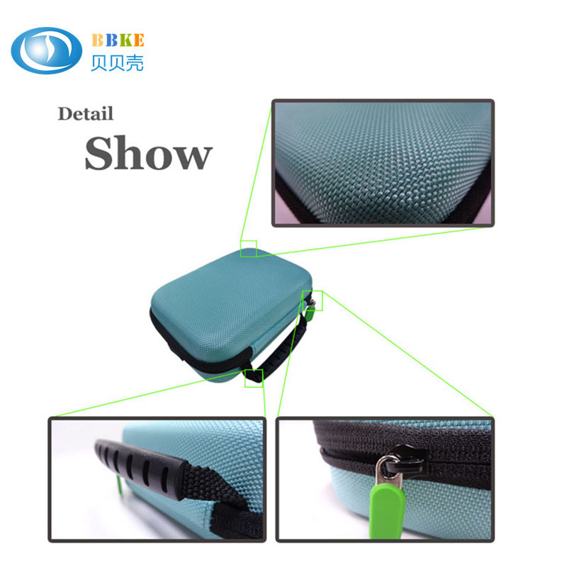 Waterproof Sports Camera Hard Shell Tool Case Dark Green Color 175x125x70mm