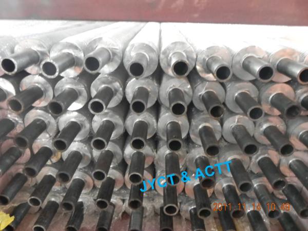 Air Cooler Metal Extruded Fin Tube , Wire Wound Finned Tube Small Flow Losses
