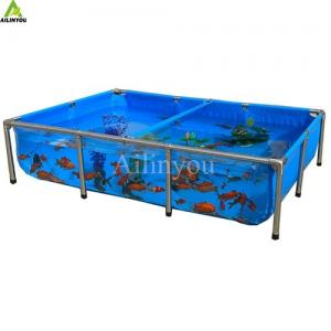 China Wholesale High Quality Pvc Tank Fish Farming Fishing Plastic Water Tanks Large Fish Tank wholesale