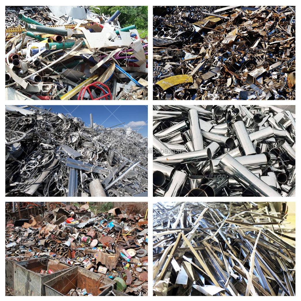 Iron Scrap Shredder Machine Waste Radiator Shredder Aluminum Hammer Mill