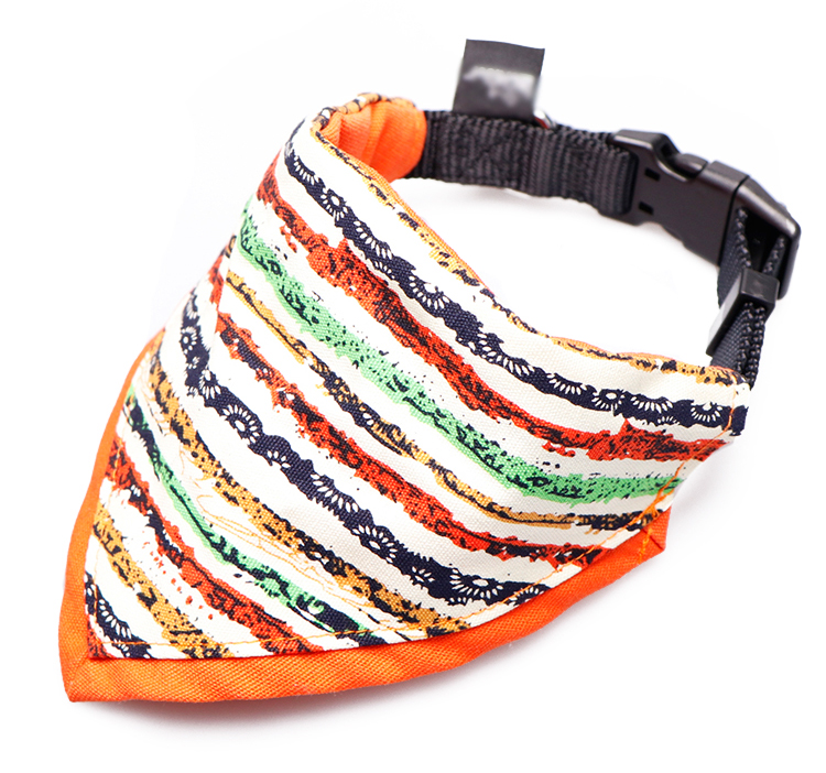 Colorful Blank Dog Bandanas Bib Kerchief Adjustable Cat Collar