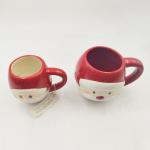 Cute Custom Ceramic Animals 3D Face Mugs Hand Painted Novelty Coffee Cup For
