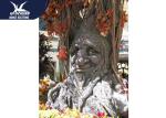 Amusement Equipment Outside Lifelike Animatronic Talking Tree Mouth Open And
