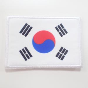China Popular National Flag Custom Embroidery Patches For Clothes Hat Bag wholesale