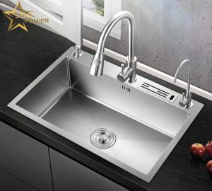 China Durable Easy To Clean Stainless Steel Hand Sink For Household Kitchens wholesale