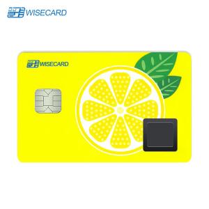 China Pin Code Secure Biometric EMV Card For Business Solution wholesale
