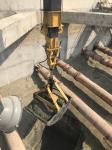 Excavator Telescopic Long Boom Arm Bored Piling Foundation Sticks With Clamshell