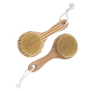 China Home Bath Exfoliation Natural Bristle Body Brush With Round Brush Head wholesale