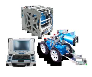 China Manual Drum 120m CCTV Pipe Inspection Equipment 50mm~2000mm wholesale