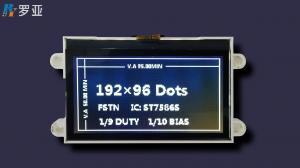 China 192*64dots Graphic Low Power Consumption Stn-Gray White LED Backlight Module LCD Display wholesale