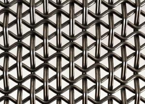 China Antique Crimped Brass 4m X 30m Decorative Wire Mesh For Buildings Facades And Walls wholesale