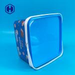 Custom Square 195mm 113OZ Cookie Biscuit IML Container