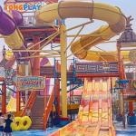 Fiberglass Amusement Park Water Slide Playground For Young And Adults